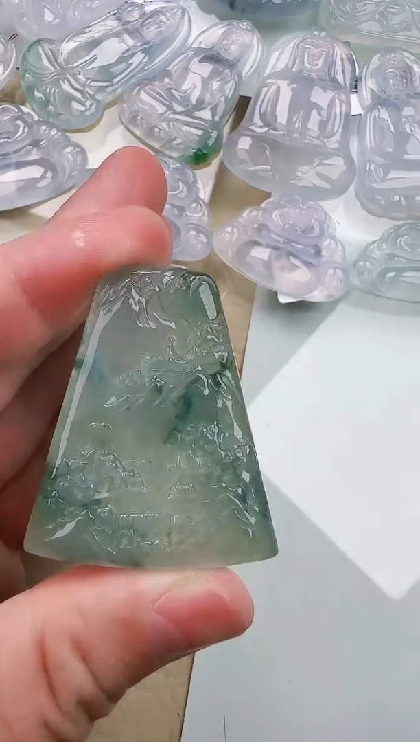 颈饰未镶嵌翡翠缅甸翡翠a货