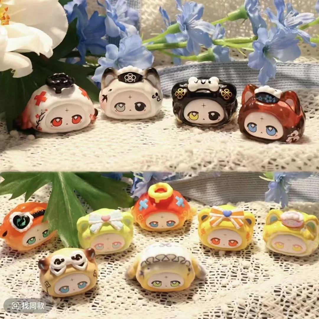 【拆盒拆袋】草莓穆斯塔BUNNY白日梦春熙云锦萌粒盲盒潮玩手办装饰