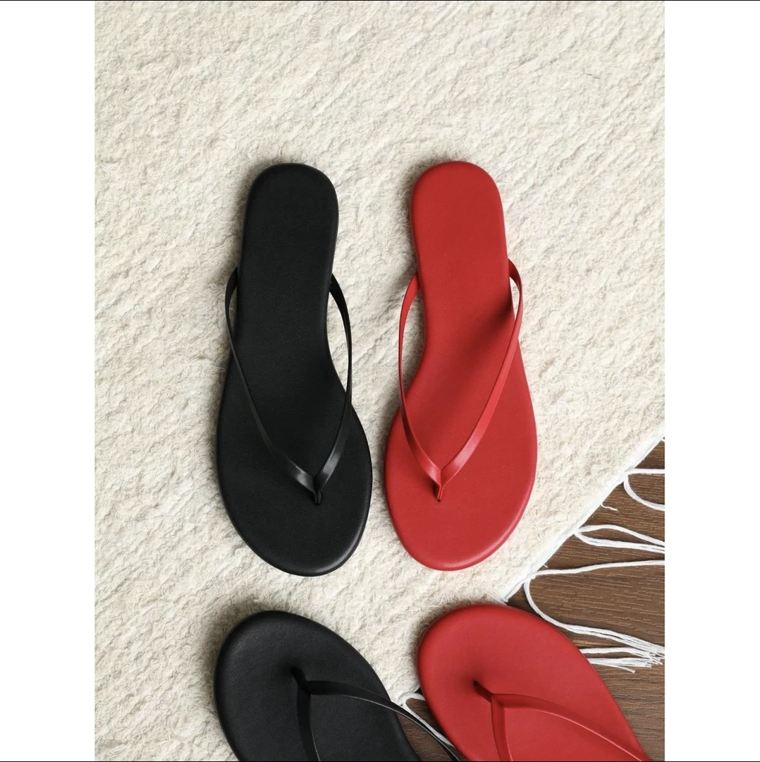 久穿不累人字拖！！极简风 上脚超软