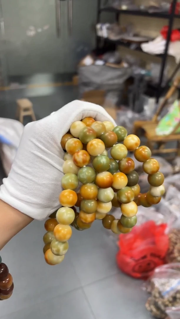 手串菩提根/象牙果15干磨瑕疵不挑（213）