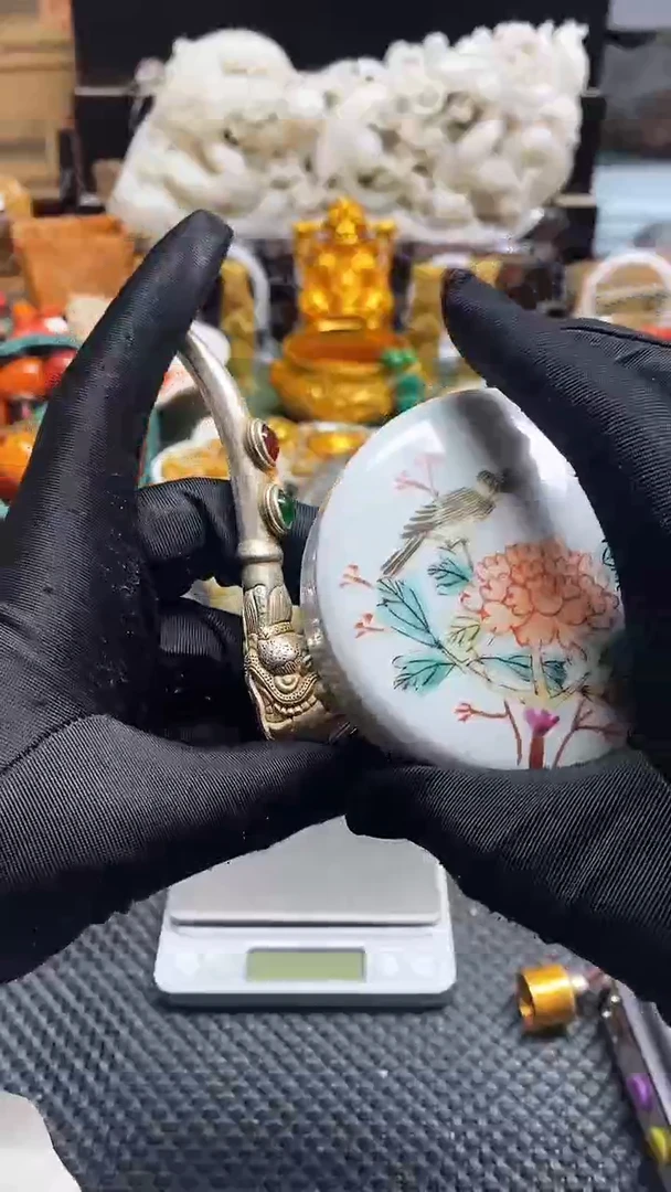 【闪购商品】瓷片瓷片瓷器 摆件1个