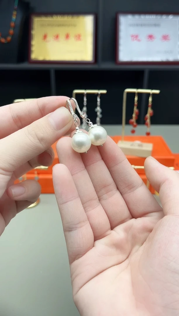 耳饰拼合珍珠（马贝珠）未镶嵌239