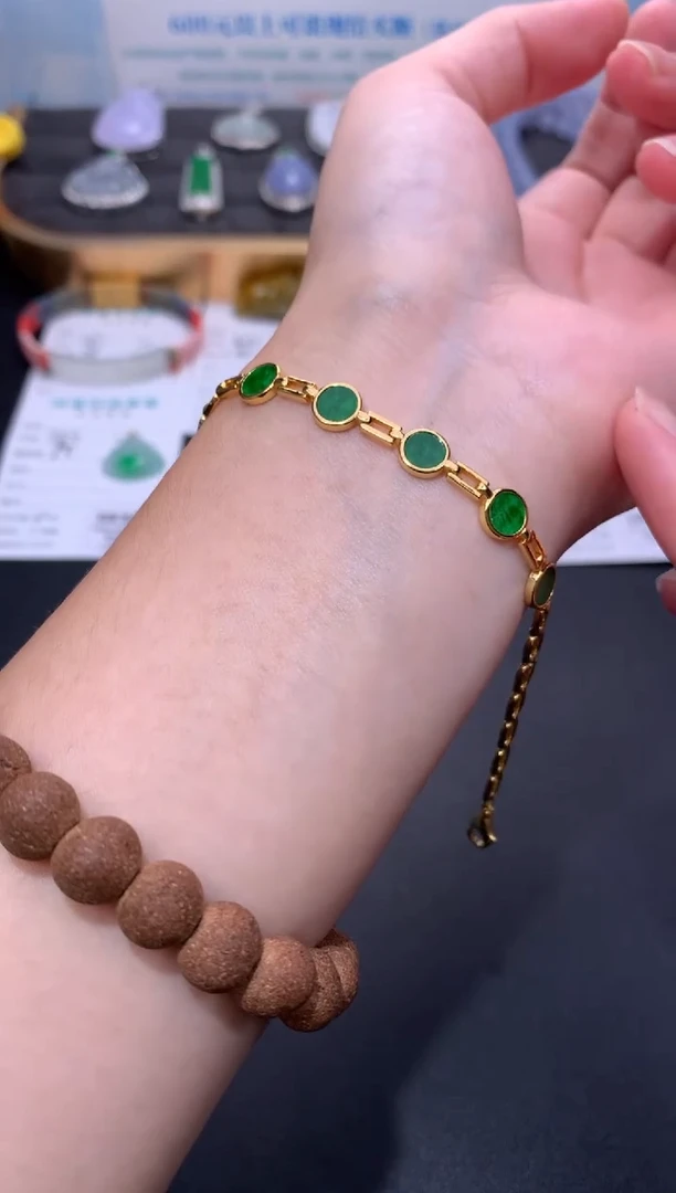 定制翡翠银S925镀金镶嵌模式推广期48小时鉴赏期