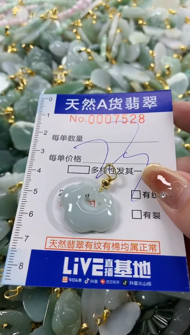 颈饰未镶嵌翡翠天然A货翡翠
