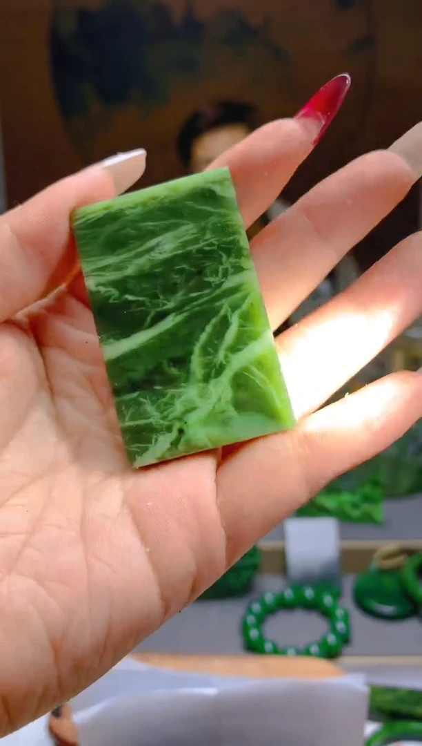 【闪购商品】和田玉（碧玉）珠宝半成品未镶嵌1