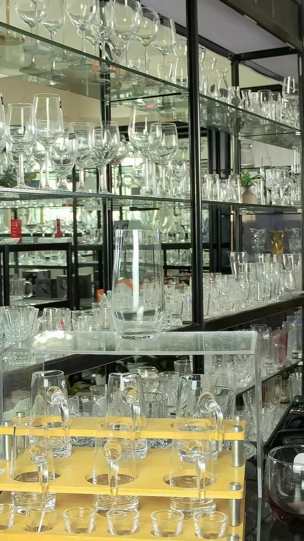 水晶玻璃平底款002-550/2个一套