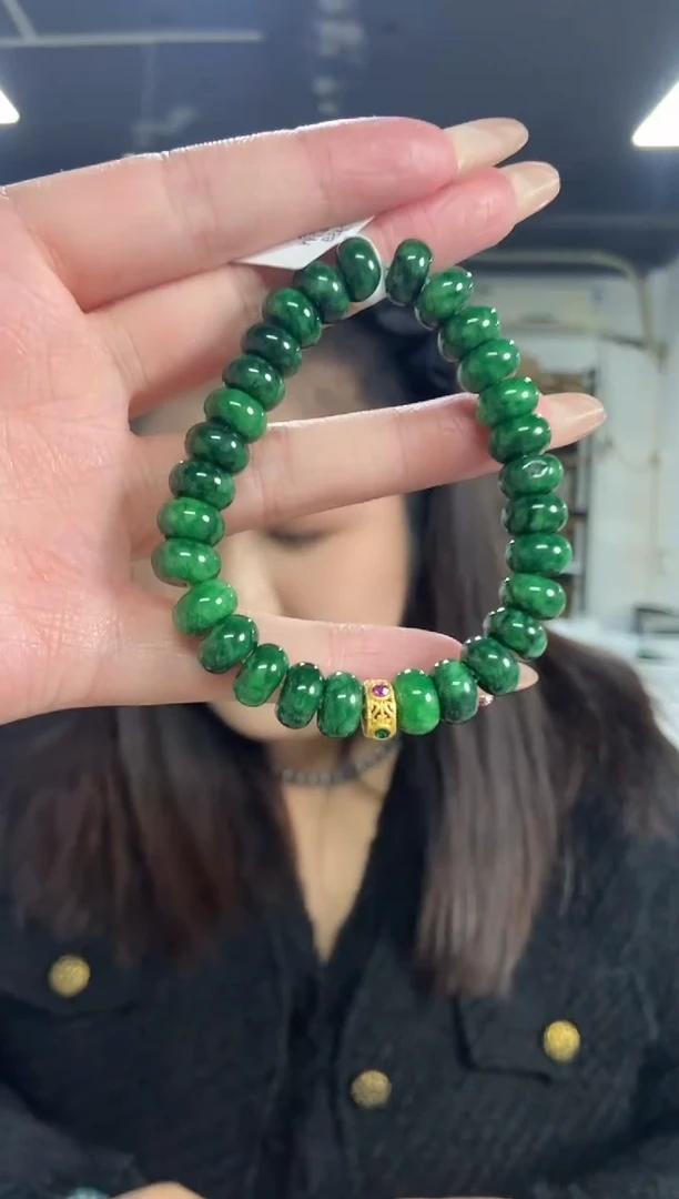【闪购商品】翡翠手串未镶嵌多样性发其一颜色微差