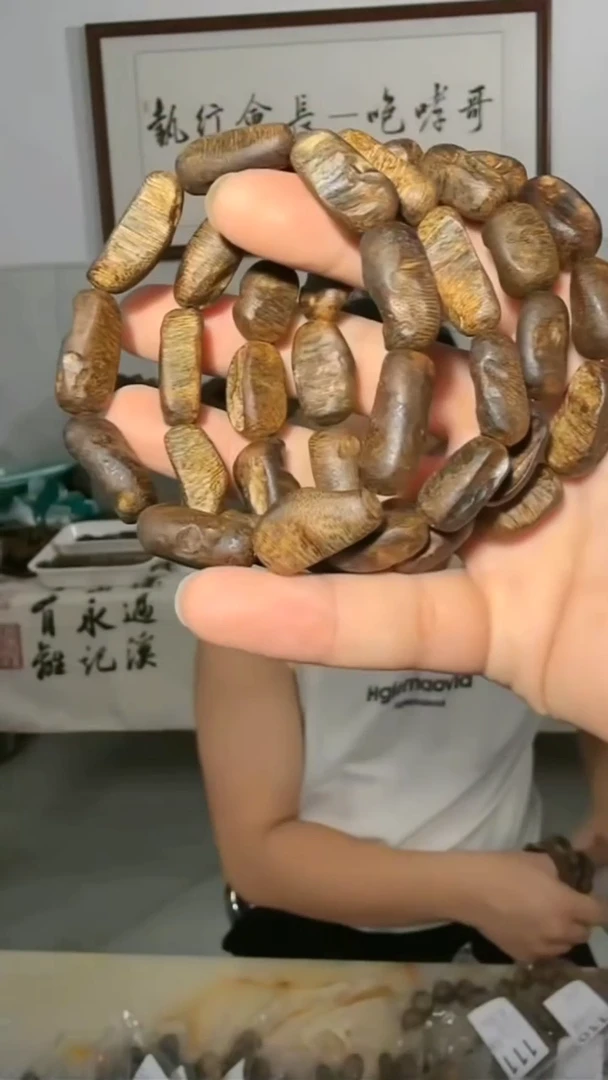 沉香手串11号单圈瘤疤13g多样性发一