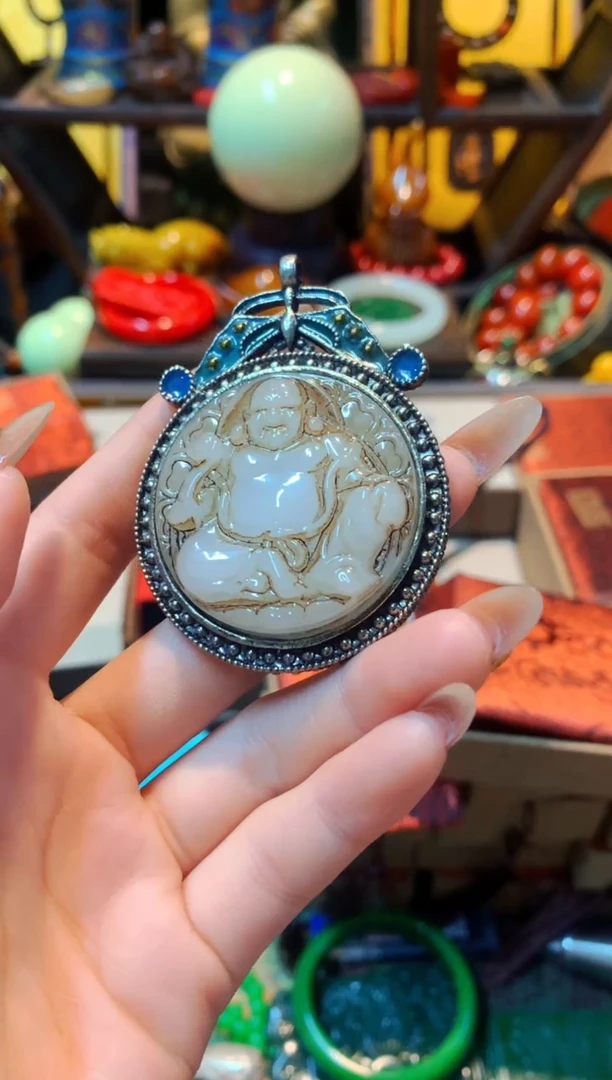 【闪购商品】和田玉挂件未镶嵌主播推荐主播推荐