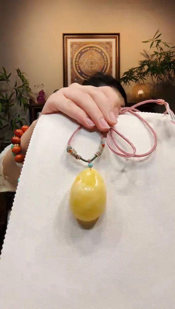 蜜蜡颈饰未镶嵌项链