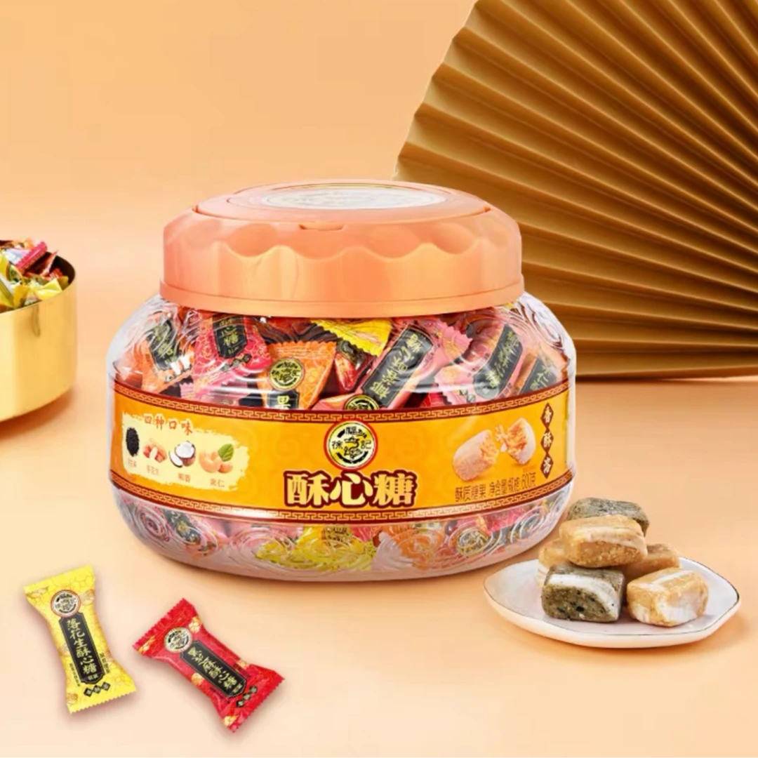徐福记 送人推荐酥心糖礼桶600克酥心糖囤货装