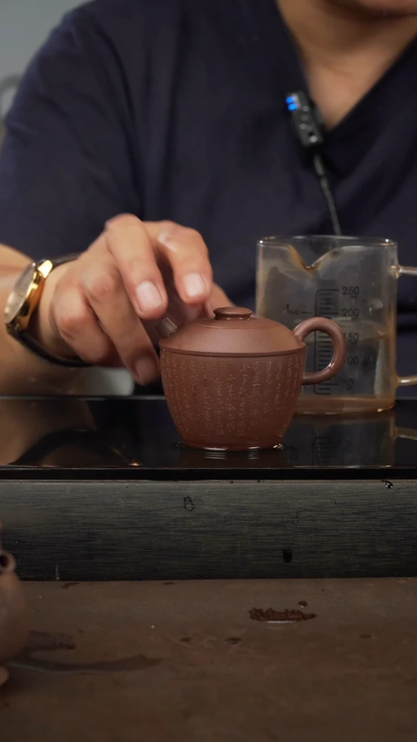 茶壶紫砂11，日式巨轮，紫泥，100cc