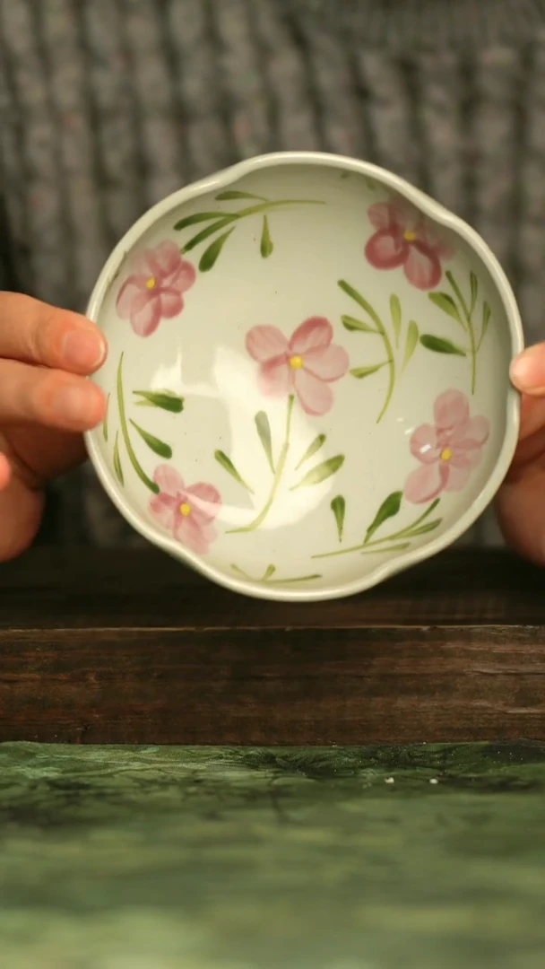 陶瓷青诗集手工手绘瓷器