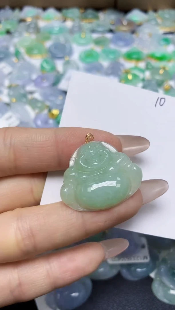 翡翠未镶嵌颈饰 天然翡翠A货