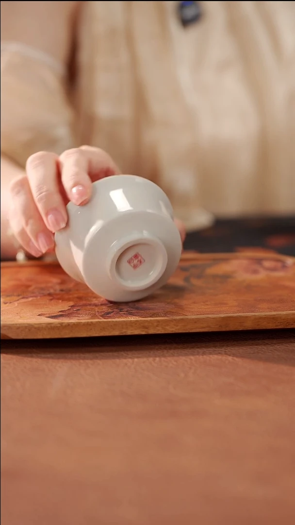 柴烧马蹄杯-光素