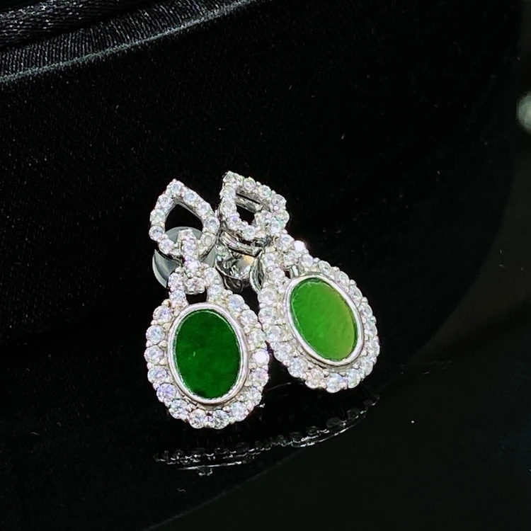 【安妮专属】银镶椭圆耳钉 YDA00866 多样性发其一