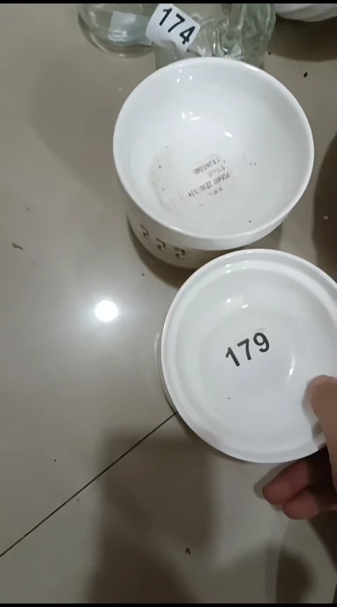 瓷179炖盅2套无盖