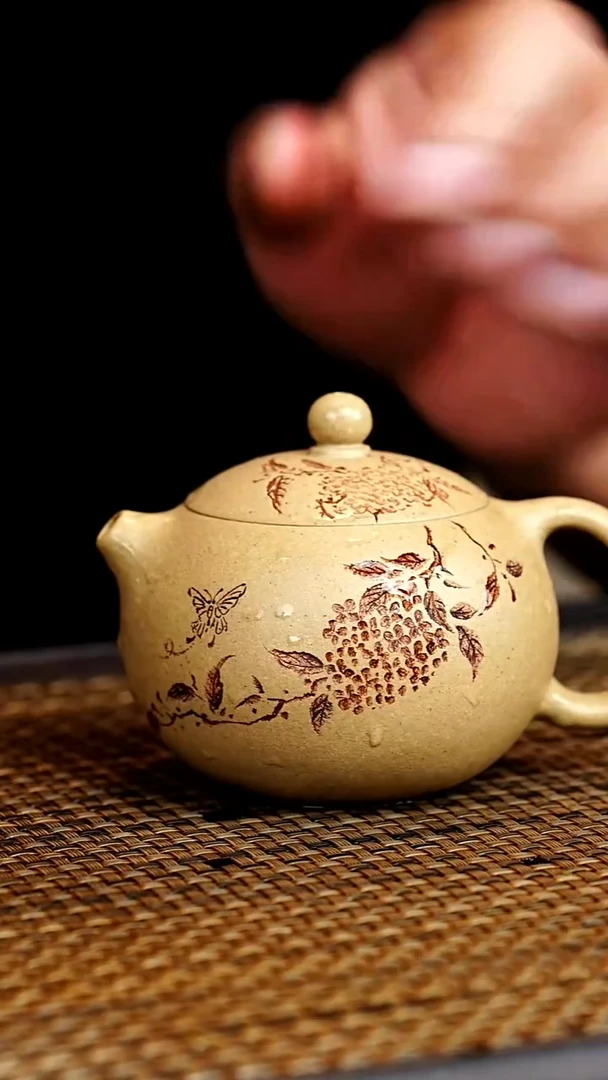 茶壶紫砂宜兴悦茗壶紫砂   本山段泥