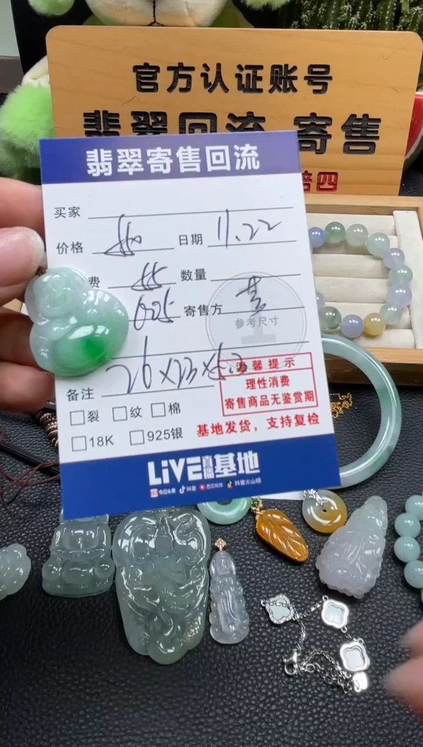 颈饰未镶嵌翡翠10151056