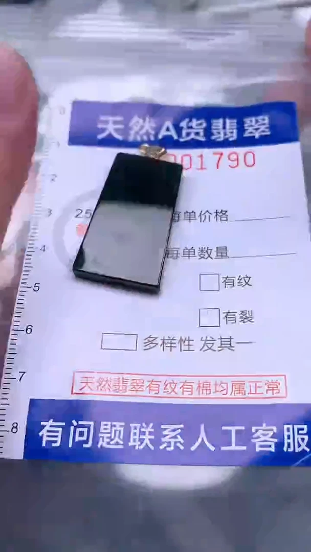 翡翠未镶嵌吊坠(不含链)1