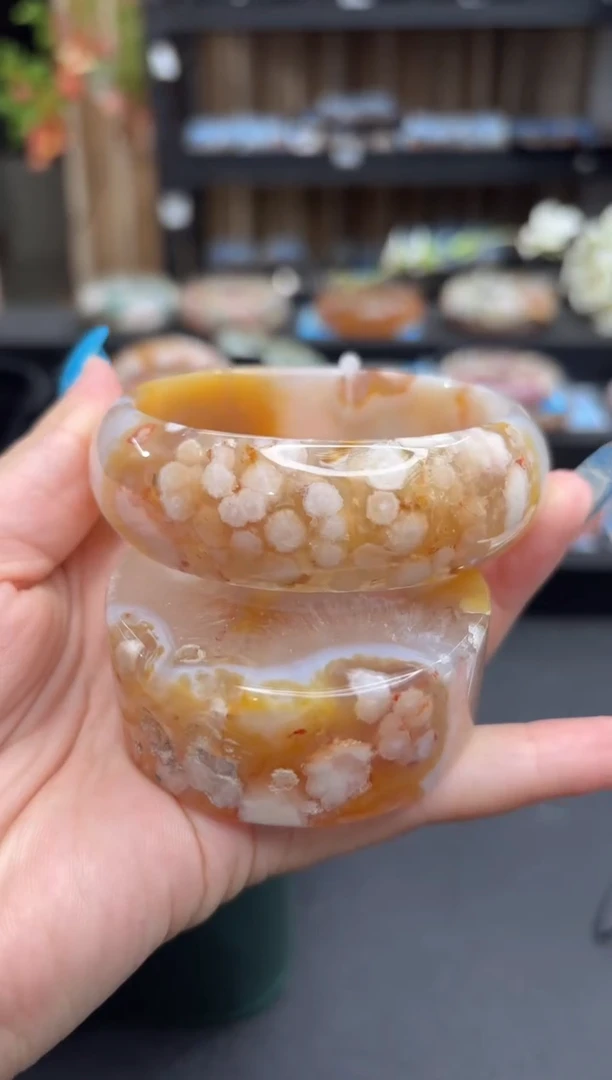 未镶嵌手镯石英质玉246(61圈赠送镯心)