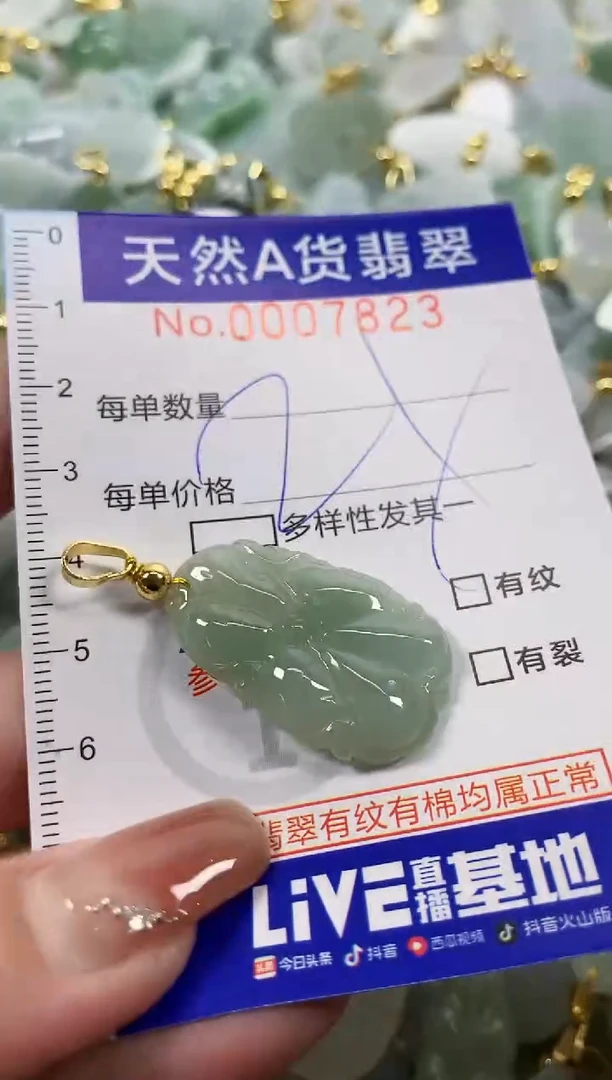 颈饰未镶嵌翡翠天然A货翡翠