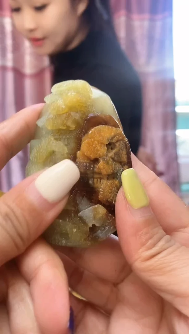 未镶嵌岫玉手把