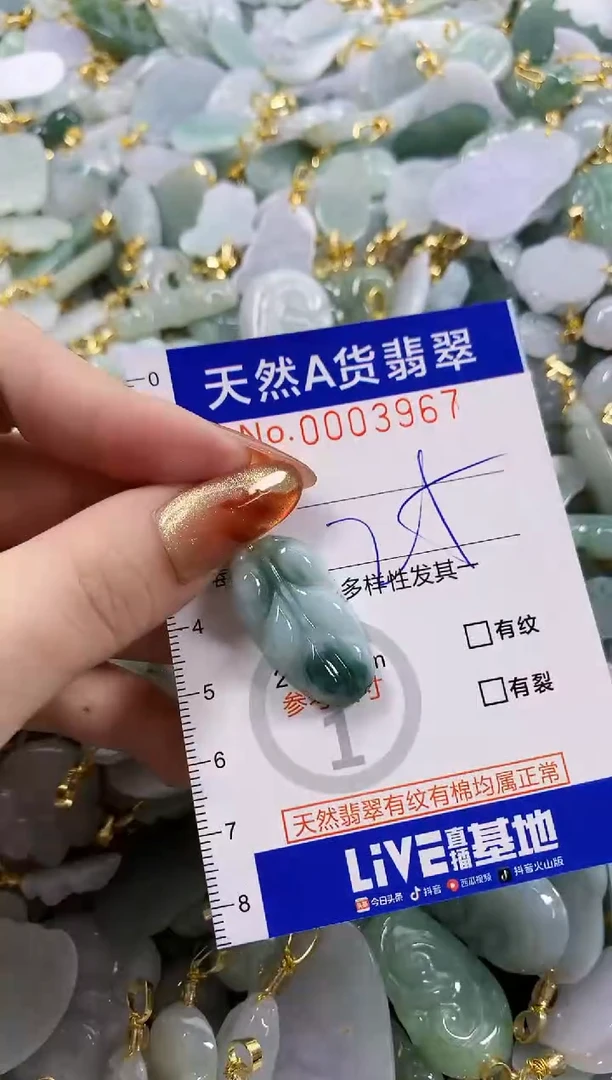 颈饰未镶嵌翡翠天然A货翡翠