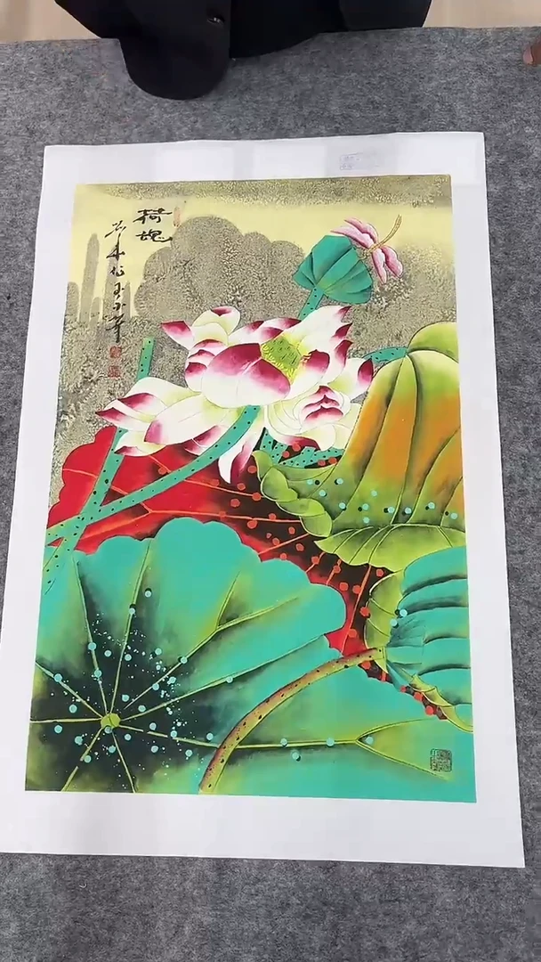 国画刘用华-2.7平尺-花鸟