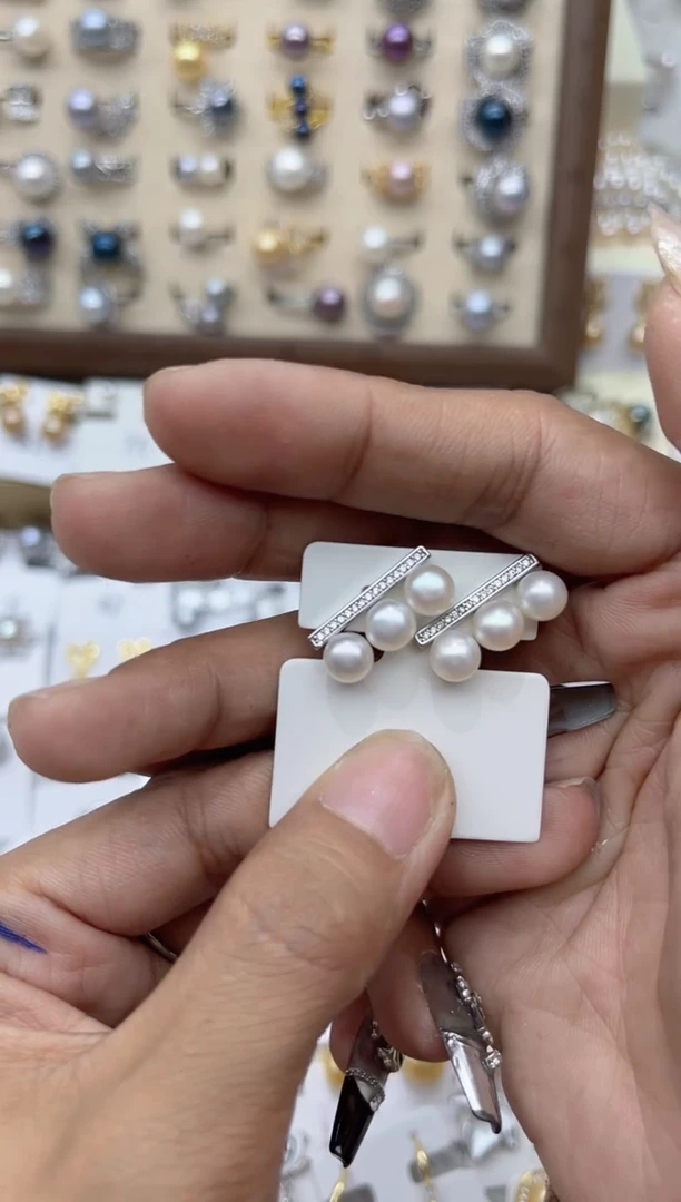 【闪购商品】淡水珍珠戒指合金0.0