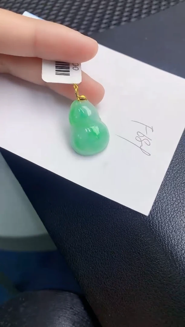 【闪购商品】翡翠颈饰18K金镶嵌000000000