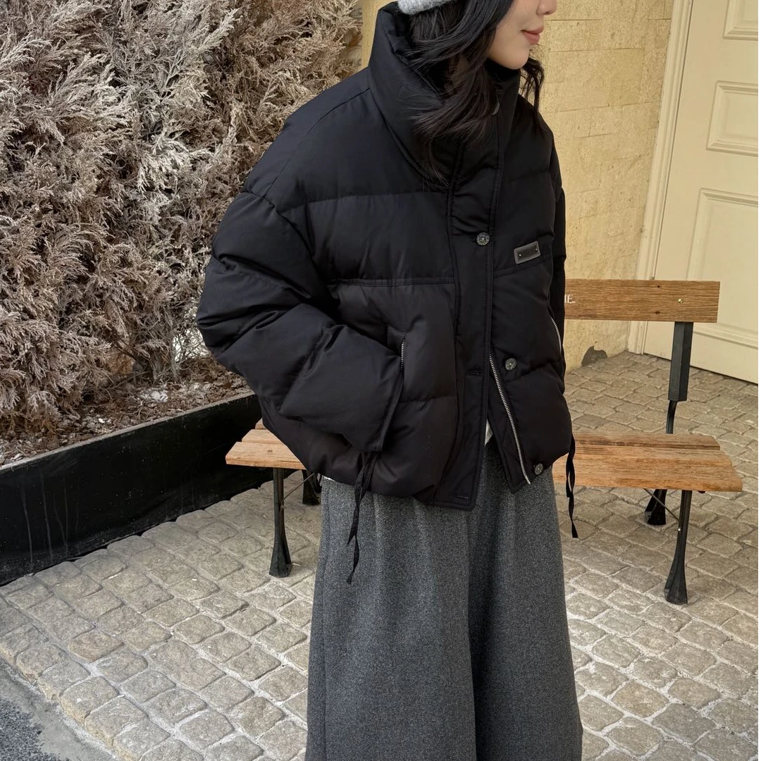 雷洛奇丽9306安心羽绒90白鸭绒+扫码溯源羽绒服短款