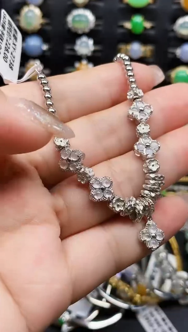 银S925镶嵌戒指翡翠7126