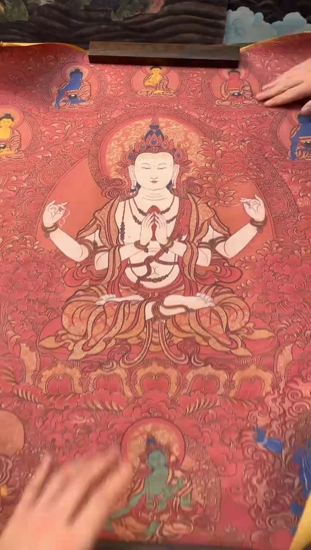 卷轴画大朱画院老六专属AA144