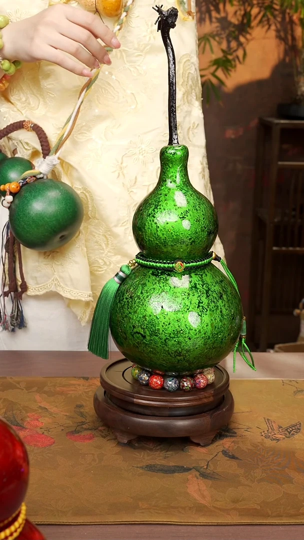 148易林高端工艺大漆酒葫芦--988