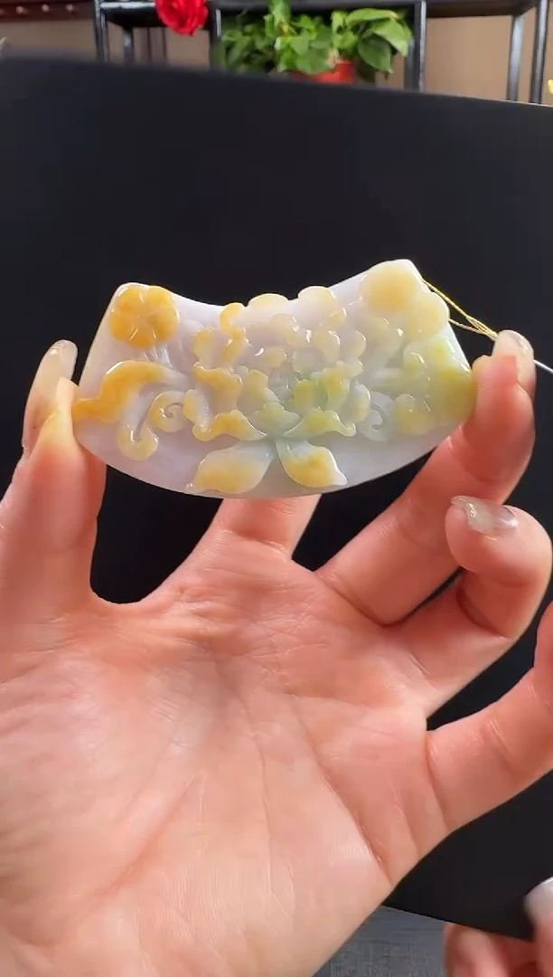 颈饰未镶嵌翡翠弯弯