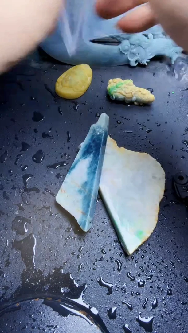 未镶嵌挂件翡翠天然翡翠040