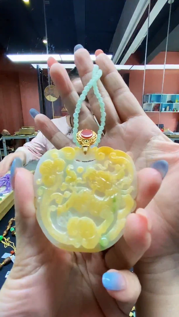 颈饰未镶嵌翡翠翡翠吊坠