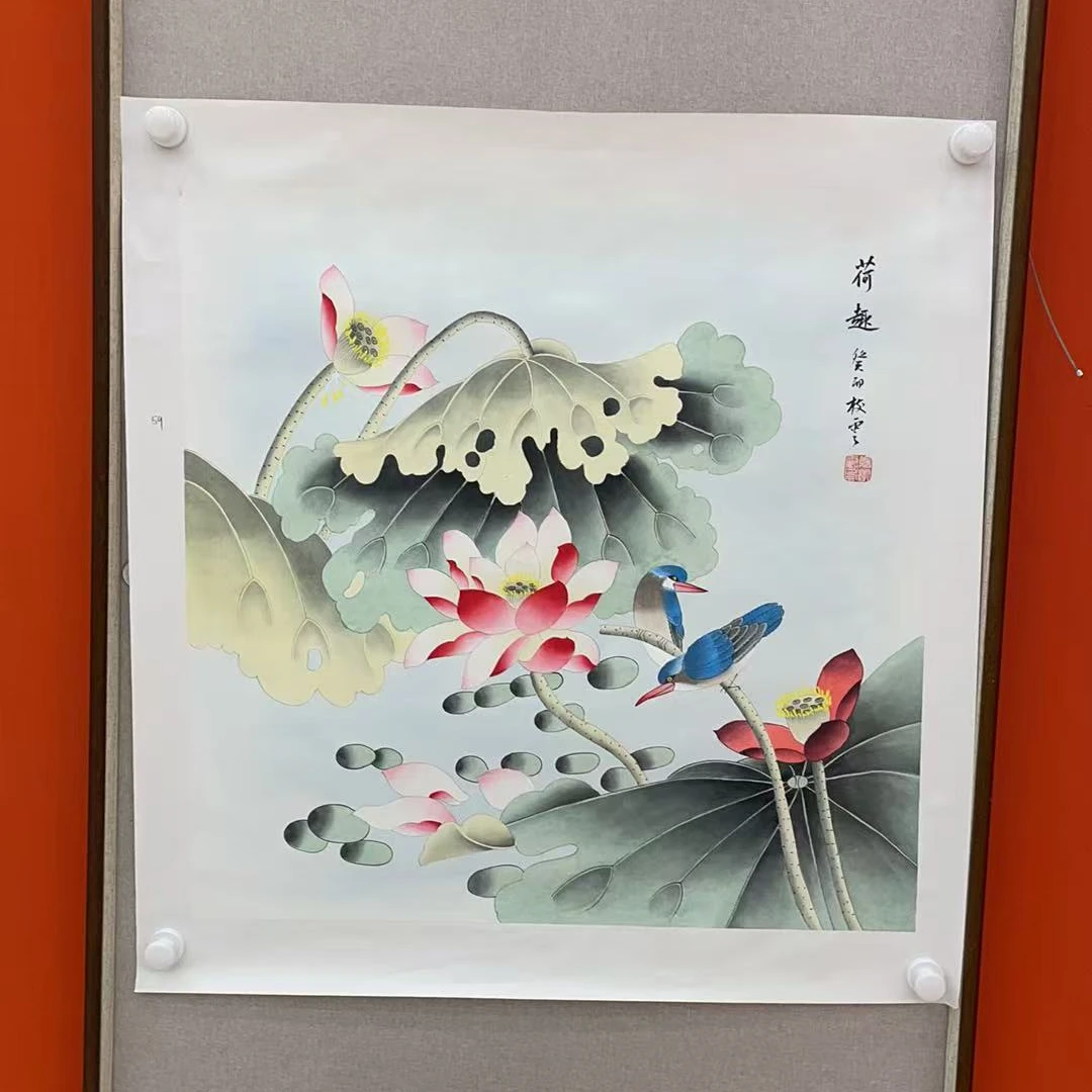 窗展示/文舒文化/绘画/老师/宣纸国画/有证书/不带框59