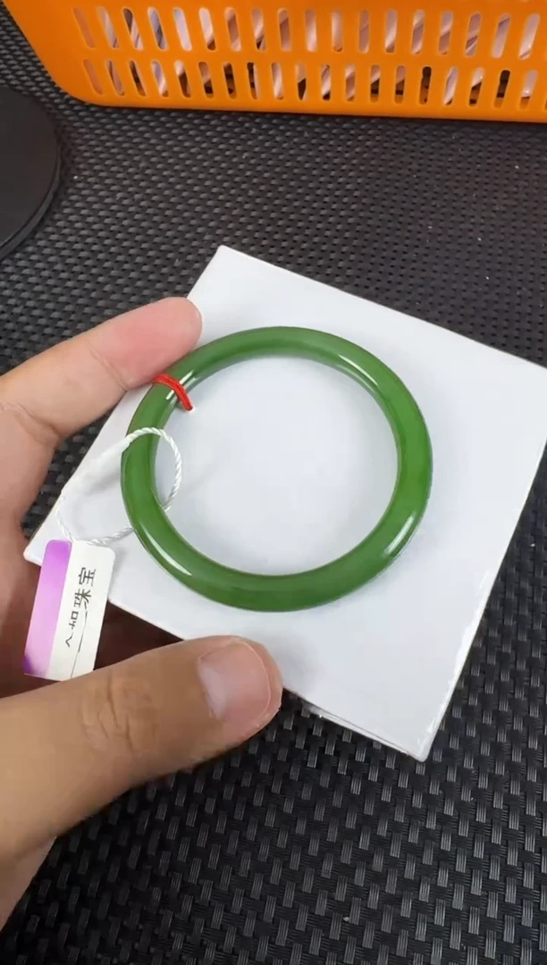 【闪购商品】和田玉（碧玉）手镯未镶嵌约53.5MM