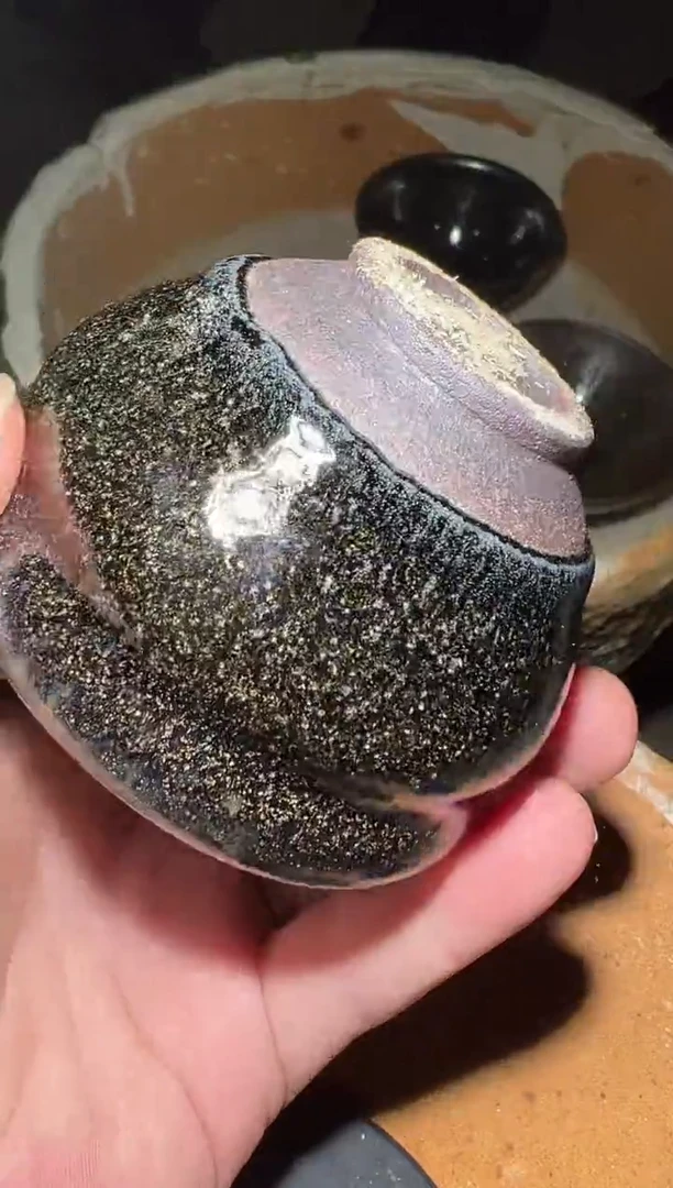 茶盏1素雨柴窑开窑现场360