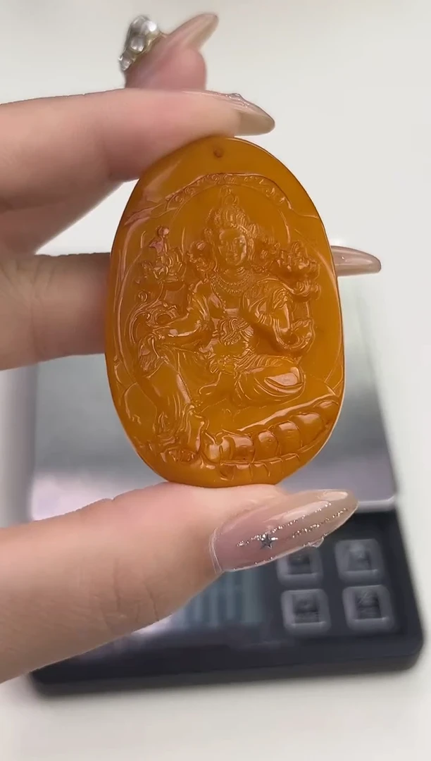 裸石琥珀未镶嵌天然琥珀蜜蜡吊坠