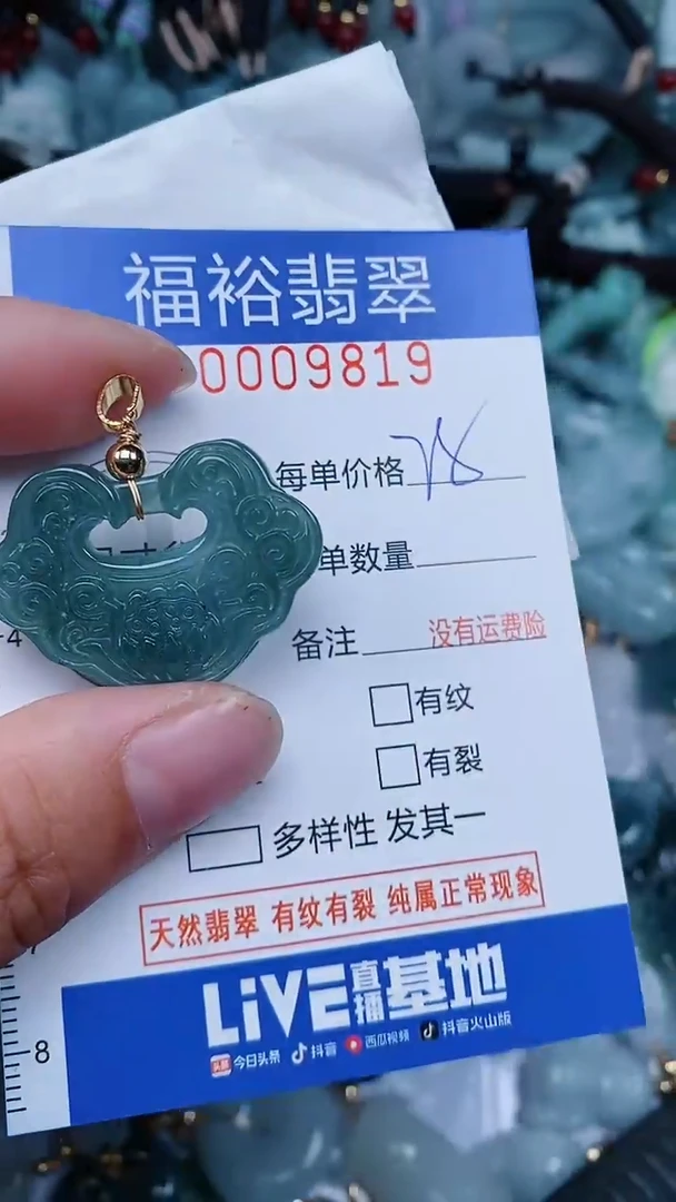 【闪购商品】翡翠颈饰未镶嵌...0009819