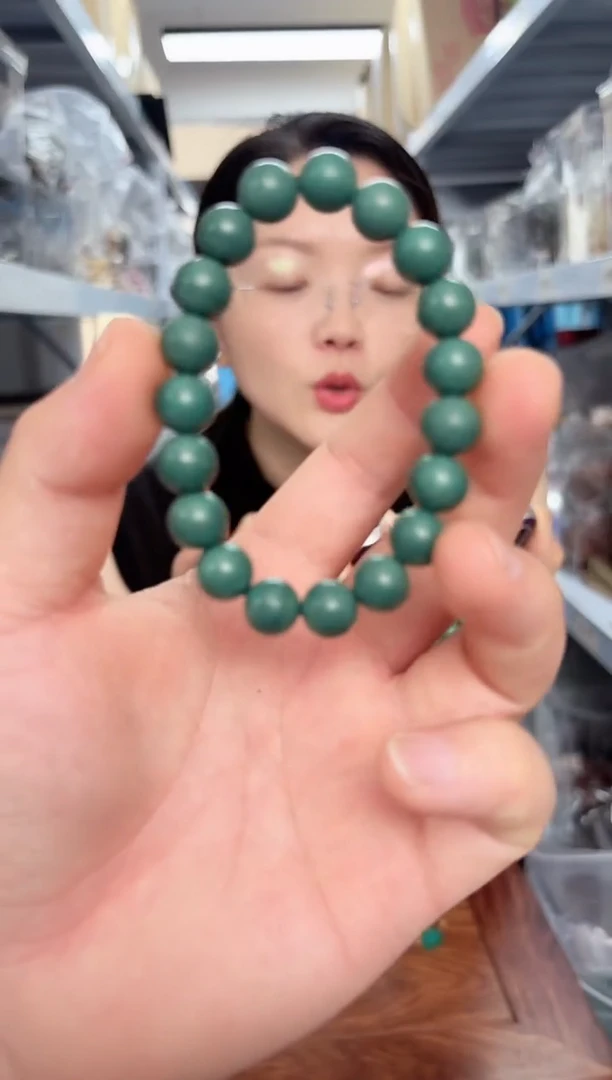 木质非金属大青龙合香1.0圆珠单圈手串