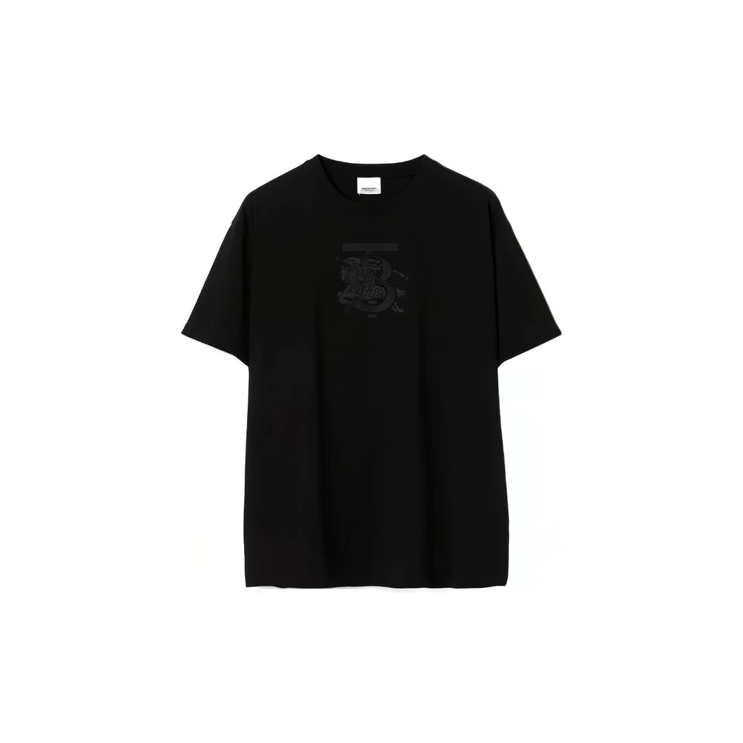 【澳门小叶子】Burberry博柏利战马印花纯色圆领短袖T恤 80697621