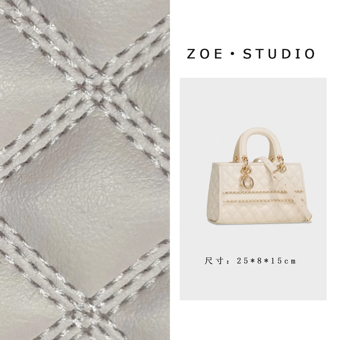 【佐伊甄选】GQ-11551-米白轻奢时尚气质小众肩包轻奢斜挎包女包