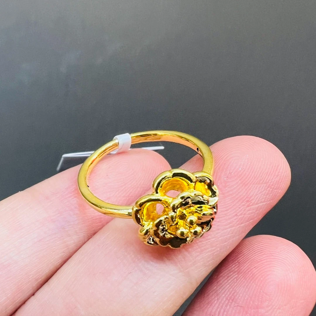 【莹莹专享】 足金999 大金花 13# ZP  0.93纳金添喜