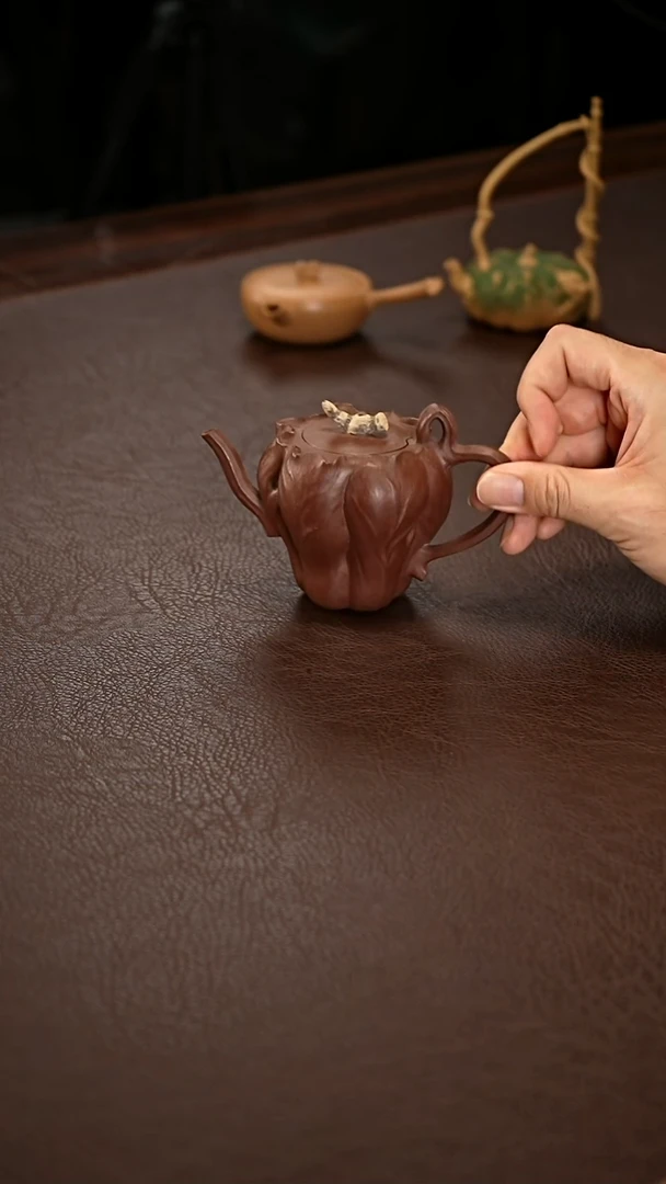 茶壶紫砂莲藕壶紫砂壶壶