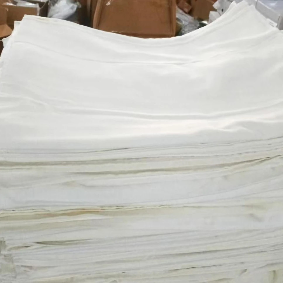 微瑕勾丝白色布头发14条