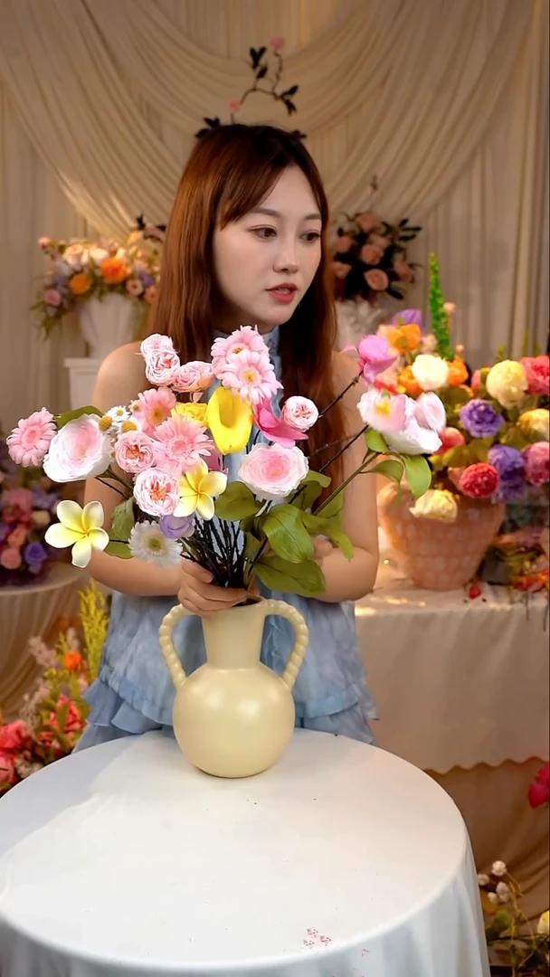 永生花花单花束。